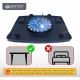 NOTEBOOK COOLERPAD BIG FAN QUINTON NC32 COOLINGPAD STAND ALAS LAPTOP