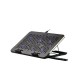 NOTEBOOK COOLER PAD REXUS GAMING BREEZE RGB 6 FAN B145 SILVER WITH PHONE HOLDER