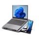 NOTEBOOK COOLER PAD REXUS GAMING BREEZE RGB 6 FAN B145 SILVER WITH PHONE HOLDER