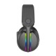 HEADSET RYUNIX GOZE HX1 BLACK GAMING BLUETOOTH WIRELESS + WIRED 3 MODE RGB
