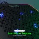 NYK NEMESIS WINDTALKER AX1 COOLING PAD 6 FAN RGB + PHONE HOLDER