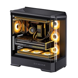 CASING PC JONSBO D400 CASE TEMPERED GLASS MIDDLE TOWER ATX