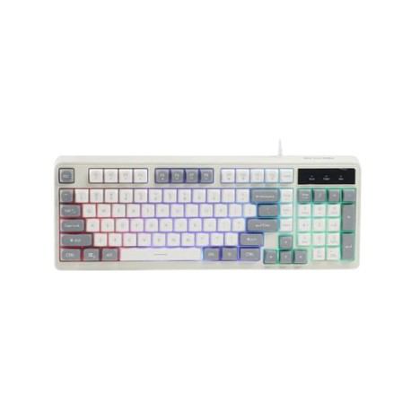 REXUS K98M WIRED RETRO CLASIC RGB LED FULLSIZE CREAM WHITE