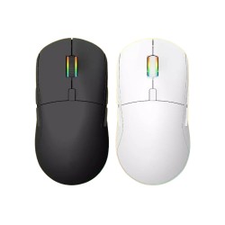 MOUSE SADES RYUNIX KOJIN MX10 WIRELESS BLUETOOTH TRIPLE MODE AMBIDEXTROUS HITAM/PUTIH