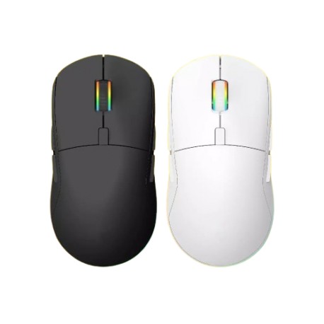 MOUSE SADES RYUNIX KOJIN MX10 WIRELESS BLUETOOTH TRIPLE MODE AMBIDEXTROUS HITAM/PUTIH