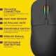 MOUSE SADES RYUNIX KOJIN MX10 WIRELESS BLUETOOTH TRIPLE MODE AMBIDEXTROUS HITAM/PUTIH