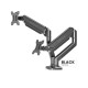 RYUNIX MONITOR BRACKET SINGLE ALUMINIUM SINGLE 360 ITTO MAX1 BLACK / WHITE