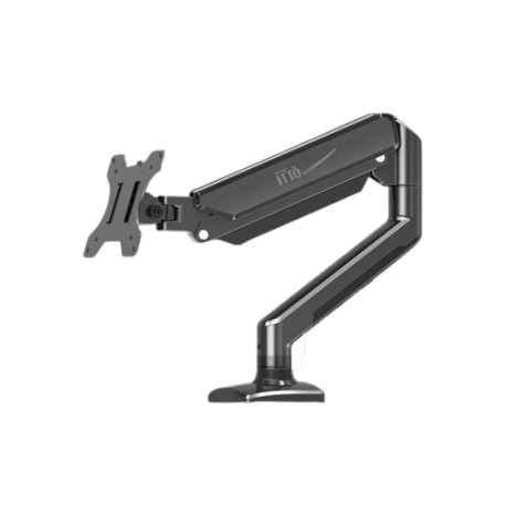 RYUNIX MONITOR BRACKET SINGLE ALUMINIUM SINGLE 360 ITTO MAX1 BLACK / WHITE