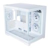 TECWARE VXN GLOW M TG MATX CASE WITH 3 x ARGB FANS - WHITE - TWCA-VXNGLOWM