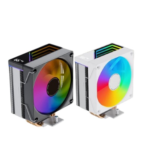 JUNGLE LEOPARD PRO FLOW 240 ARGB 5.5inch LCD DISPLAY CPU AIO WATER COOLER BLACK/WHITE