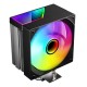 JUNGLE LEOPARD K400 ARGB RAINBOW CPU COOLER INTEL LGA - BLACK/WHITE
