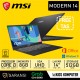 MSI MODERN 14 INTEL CORE I3 - 1315U MEMORY 8GB DDR4 STORAGE 512GB NVME 14INCH FHD IPS W11