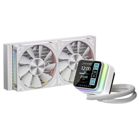 TECWARE NEON 240 IPS DISPLAY LIQUID COOLER WITH 2.73INCH HIGH RESOLUTION LCD SCREEN - BLACK
