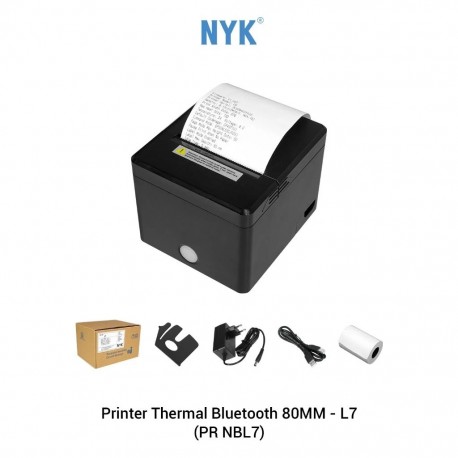 NYK PRINTER THERMAL BLUETOOTH 80MM L7 - PRINTER KASIR MULTIFUNGSI - BLACK