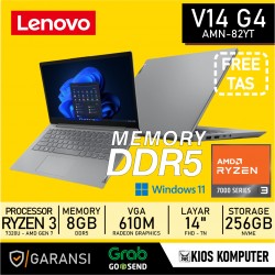 LENOVO V14 G4 AMD RYZEN 3-7320U 8GB DDR5 256GB NVME RADEON 610M 14 INCH FHD WINDOWS 11