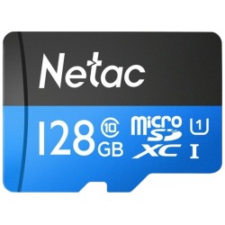 NETAC MICRO SDXC P500 STANDART 128GB MICROSD CARD UHS-I CLASS 10 UP TO 90MB/s