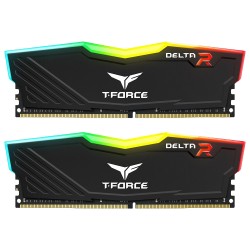 TEAM T-FORCE DELTA RGB 16GB ( 8GBX2 ) KIT DDR4 3600MHZ