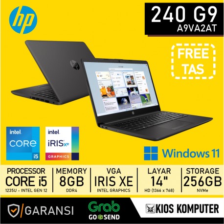 HP 240 G9 CORE i5-1235U 8GB DDR4 256GB NVME 14 INCH HD WINDOWS 11