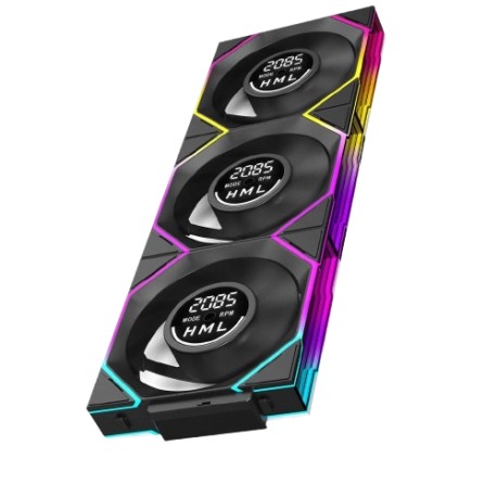 JUNGLE LEOPARD INTERSTELLAR V4 DIGITAL ARGB BLACK Infinity Infinite Mirror 120mm PWM BLOCK UNI Fan TRIPLE PACK