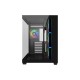 COOLER MASTER ELITE 681 BLACK ATX MID TOWER DUAL CHAMBER PC CASE / CASING (Pre Installed 4x 120mm ARGB Fan)