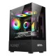 CASE HOSE LEXA GAMING AQUARIX MINI + 3 FAN BLACK RGB