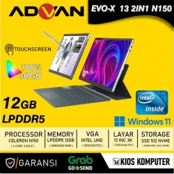 ADVAN EVO-X INTEL CELERON N150 12GB LPDDR5 512GB NVME 13 INCH