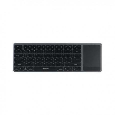KEYBOARD OFFICE REXUS KL200 BLUETOOTH + WIRELESS WITH TOUCHPAD BLACK