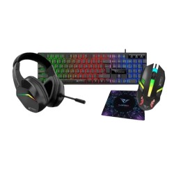 ALCATROZ X-CRAFT BASECAMP 4IN1 WIRED KEYBOARD+MOUSE GAMING COMBO ( MOUSEPAD+ HEADSET )