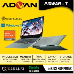 ADVAN PIXWAR T RYZEN 7-8745HS 16GB DDR5 512GB NVMe RADEON 780M 15.6" FHD 60Hz Touchscreen