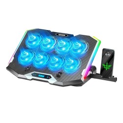 NYK NEMESIS COOLINGPAD 8 FAN RGB WINTER FROST X5 PRO
