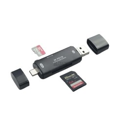 M TECH CR30 USB TYPE C CARD READER 3.0 MICRO USB 3IN1 SD CARD OTG
