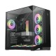 GAMEMAX GAMING CASE NEX C56 VC AQUARIUM BLACK + FREE 5 FAN