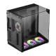 GAMEMAX GAMING CASE NEX C56 VC AQUARIUM BLACK + FREE 5 FAN