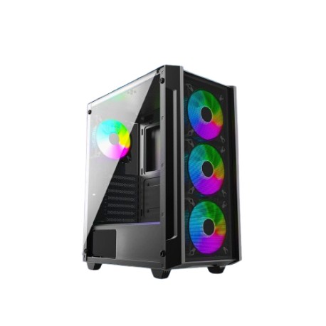 CASING GAMING NYK NEMESIS COFA FC3 ATX FREE 4 FAN BLACK