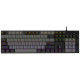 NYK NEMESIS KX-20 KX20 GRIM WIRED MECHANICAL GAMING KEYBOARD FULLSIZE 3 PIN HOTSWAP RAINBOW LED 104 KEYS