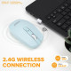 MOUSE MTECH W50 WIRELESS SILENT CLICK 2.4Ghz FREE BATTERY