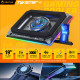 VENTUZ - GAMING COOLER PAD TWISTER V2 RAPID COOLING 3000RPM DUAL USB TYPE A / C