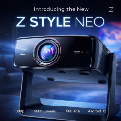PROJEKTOR EZZRALE Z-STYLE NEO FULL HD 1080P 500 ANSI ANDROID 12