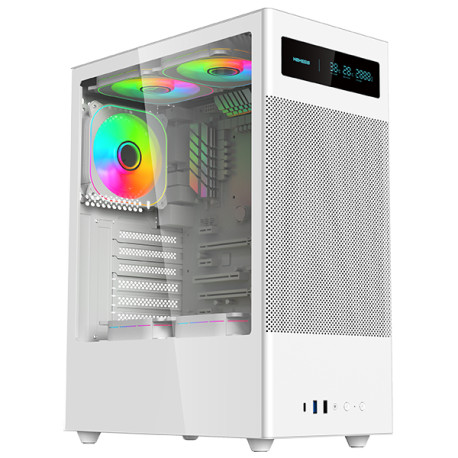 CASING GAMING NYK BETRIX FC9 BLACK ATX WITH LCD DIGITAL NON FAN