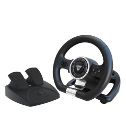 FANTECH R1V2 STEERING WHEEL BLACK 180 DEGREE FOR PC, PS4, PS5