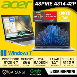 ACER ASPIRE A314-42P RYZEN 7 5700U 8GB LPDDR4 512GB 14INCH