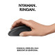 LOGITECH M240 BLACK / WHITE MOUSE WIRELESS BLUETOOTH SILENT CLICK