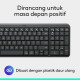 LOGITECH KEYBOARD NIRKABEL K250 BLUETOOTH