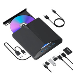 DVD-RW EXTERNAL 7IN1 CARD READER USB 3.0