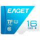 EAGET MICRO SD 16GB CLASS 10 V10 100MB/s
