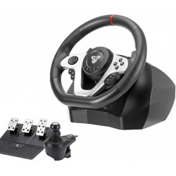 FANTECH R1V2 STEERING WHEEL BLACK 180 DEGREE FOR PC, PS4, PS5