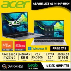 ACER ASPIRE LITE (AL14-44P-RIXH) RYZEN 7 7730U 8GB 512GB SSD 14INCH IPS W11 OHS RS(2THN)