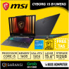 MSI CYBORG 15 B13WEKG INTEL CORE I5 13420H 16GB DDR5 512GB GEN 4 RTX 5050 8GB 15.6INCH 144HZ W11 OHS BP, RS