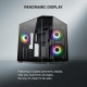 TECWARE VX TRINITY M2 TRIPLE TEMPERED GLASS MATX CASING 3X ARGB FANS BLACK OR WHITE