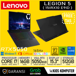 LENOVO LEGION 5 15IRX10 E9ID i7-13650HX 16GB 512GB RTX 5050 8GB 15.3 INCH WUXGA 165Hz 100%sRGB W11+OH24